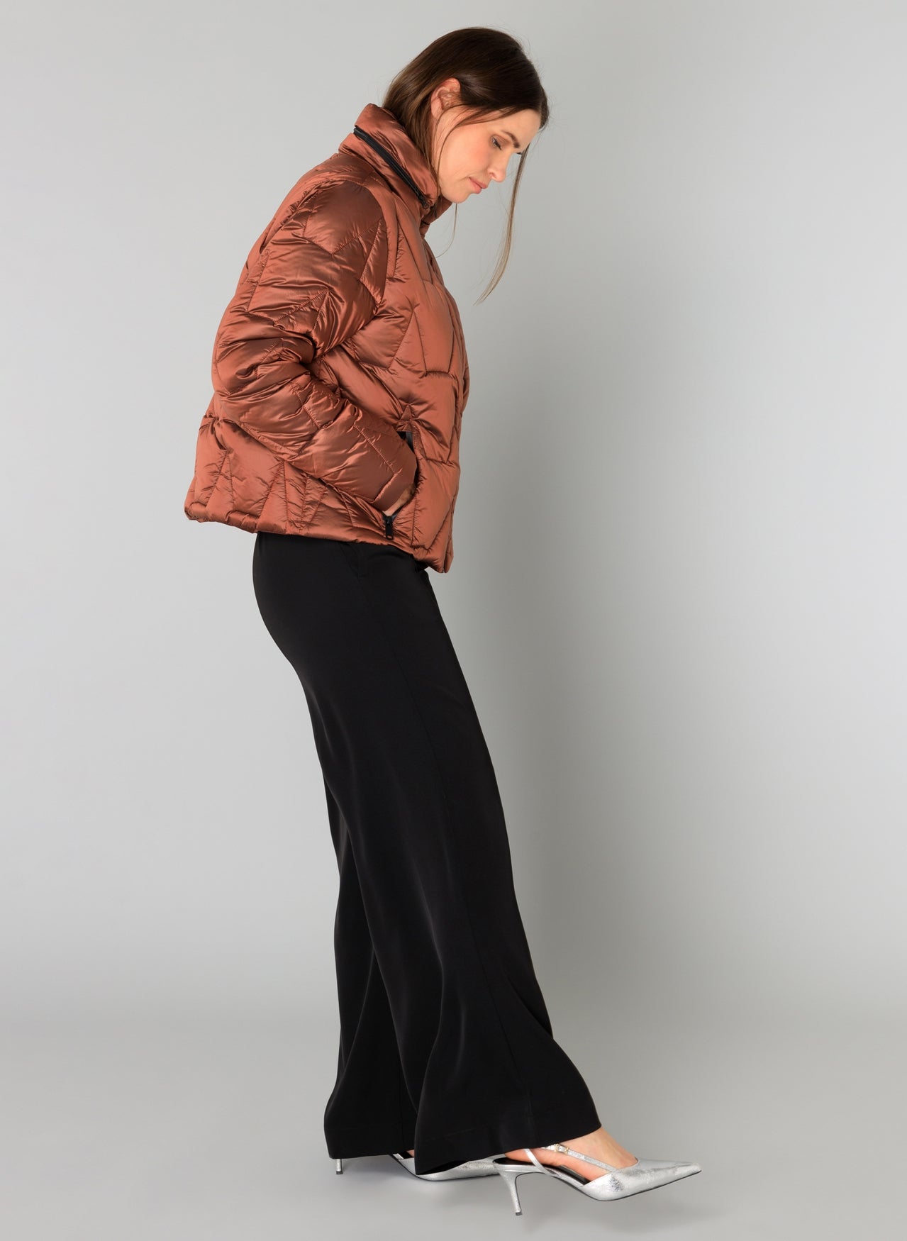 Rust Starlings Yest Zaira Bomber Style Jacket - Rust – Starlings