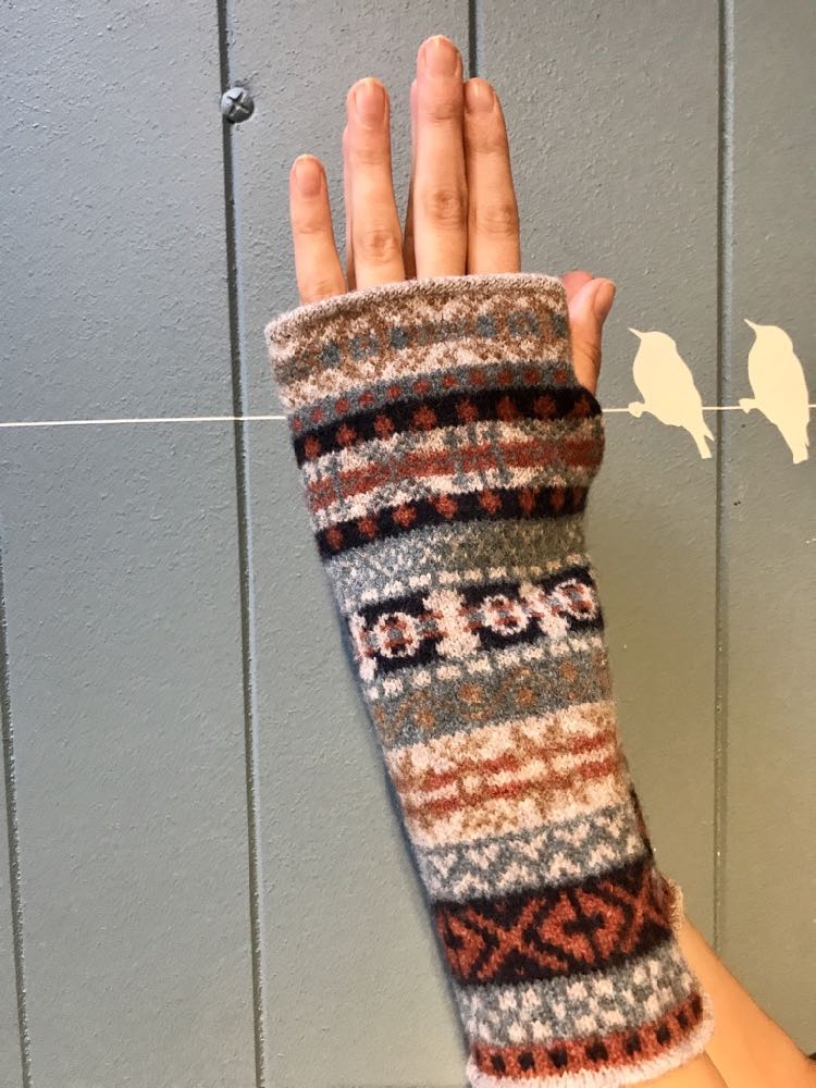 Rust Starlings Starlings Fair Isle Wristlet Rust
