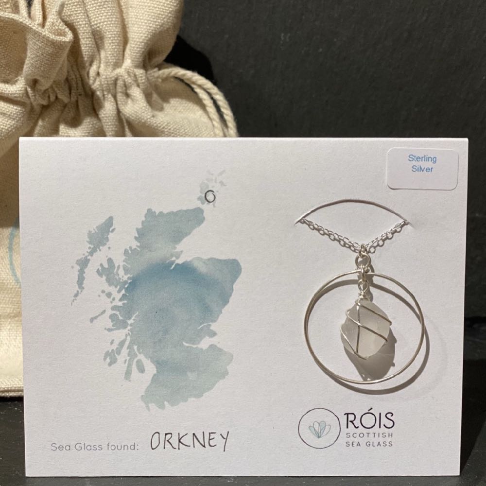 Orkney sea shop glass jewellery